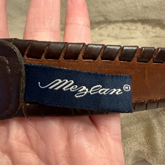 EUC! Mezlan Leather Belt Made in Spain, sz 38 - Picture 9 of 13